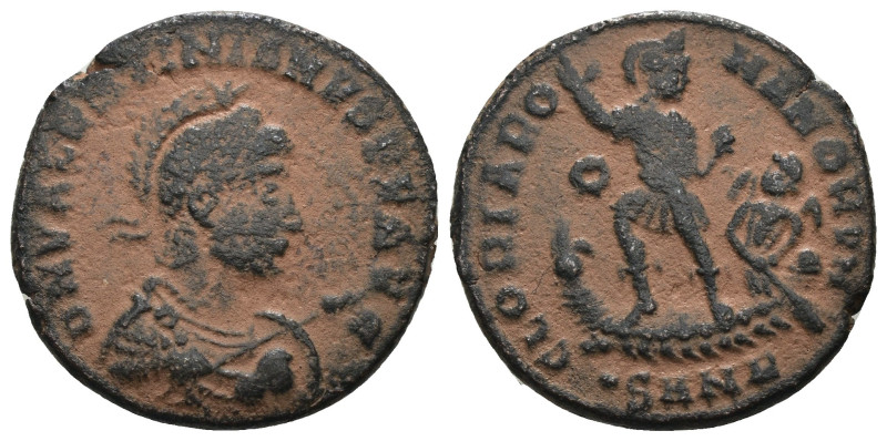 Valentinian II. (375-392 AD). Follis. Nicomedia. Obv: D N VALENTINIANVS P F AVG....