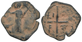 Crusader States. Principality of Antioch. Roger of Salerno. (1112-1119 AD). Follis. artificial sandpatina.

Weight 1,61 gr - Diameter 19 mm