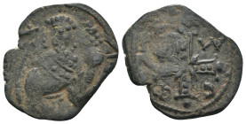 Crusader States. Principality of Antioch. Roger of Salerno. (1112-1119 AD). Follis. artificial sandpatina.

Weight 2,18 gr - Diameter 20 mm