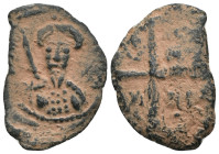 Crusader States. Principality of Antioch. Tancred. (1101-1112). Follis. artificial sandpatina.

Weight 2,48 gr - Diameter 22 mm