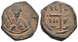 Crusader States. Principality of Antioch. Tancred. (1101-1112). Follis. artificial sandpatina.

Weight 3,80 gr - Diameter 21 mm