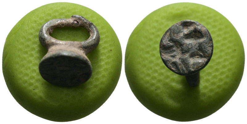 greek. bronze seal-ring. Weight 4,93 gr - Diameter 14 mm