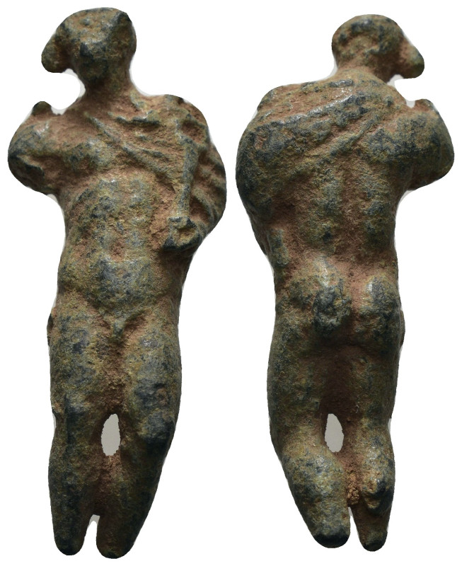 Roman. bronze figure. (1st - 4th Century AD). Weight 14,37 gr - Diameter 38 mm