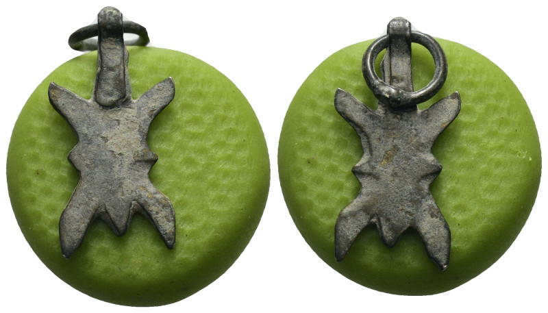 ancient. bronze pendant. Weight 1,27 gr - Diameter 25 mm