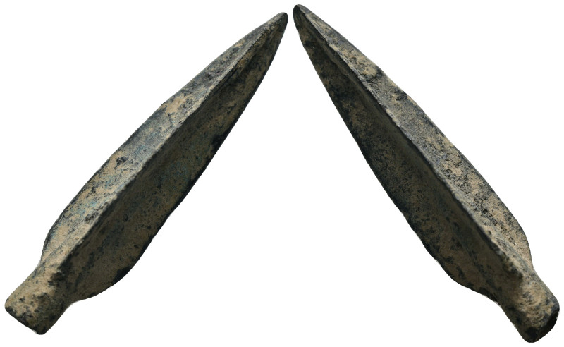 Skythian. bronze arrowhead. (7-5th Century BC). Weight 6,11 gr - Diameter 50 mm