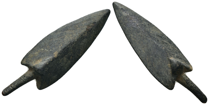 ancient. bronze arrowhead. Weight 7,67 gr - Diameter 44 mm