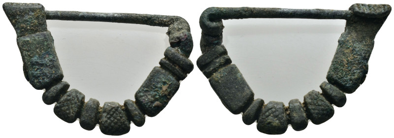 Roman. bronze fibula. (1st - 4th Century AD). Weight 18,20 gr - Diameter 44 mm