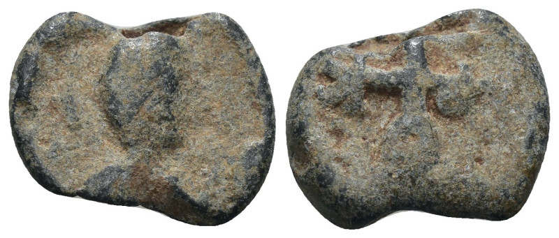 Byzantine Empire. lead seal. Wieght 4,73 gr - Diameter 15 mm