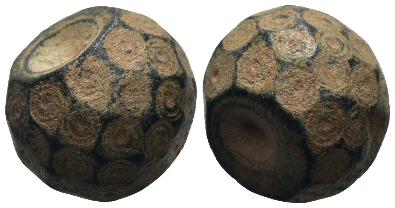 Islamic. bronze weight. circles. Wieght 29,66 gr - Diameter 17 mm