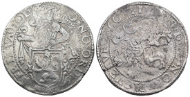 Dutch Republic. (1591) AR Leeuwendaalder. Obv: knight standing behind coat of arms. Weight 28,40 gr - Diameter 39 mm
