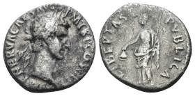 Nerva. (96-98 AD) AR Denar. Rome. Weight 2,70 gr - Diameter 15 mm
