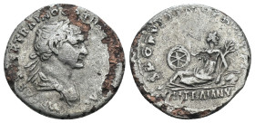 Trajan. (98-117 AD) AR Denar. Rome. Weight 2,99 gr - Diameter 16 mm