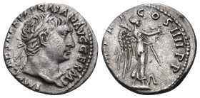 Trajan. (98-117 AD) AR Denar. Rome. Weight 3,29 gr - Diameter 16 mm