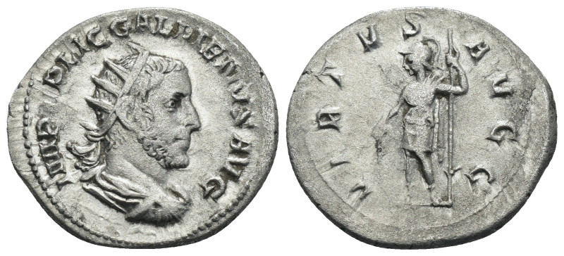 Gallienus. (260 AD) AR Antoninianus. Antioch. Obv: IMP C P LIC GALLIENVS P F AVG...