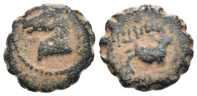 Seleucid Kingdom. Demetrios I. Soter. (162-150 BC). Bronze Æ. Antioch. artificial sandpatina. Weight 3,21 gr - Diameter 12 mm