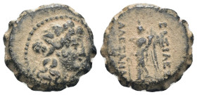 Seleucid Kingdom. Alexander II. Zabinas. (128-122 BC). Bronze Æ. Antioch. artificial sandpatina. Weight 5,16 gr - Diameter 15 mm