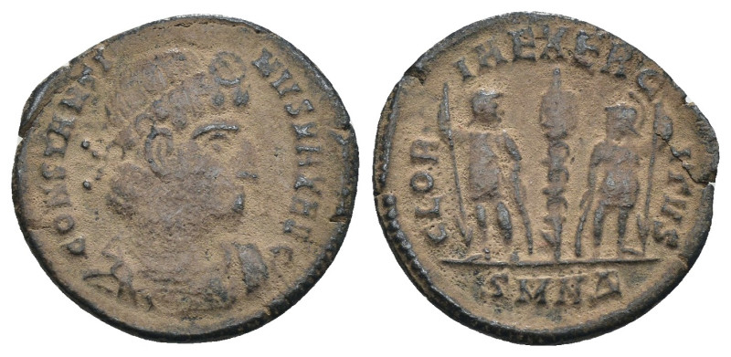 Constantinus I. (306-337 AD). Æ Follis. Antioch. Obv: CONSTANTINVS MAX AVG. pear...