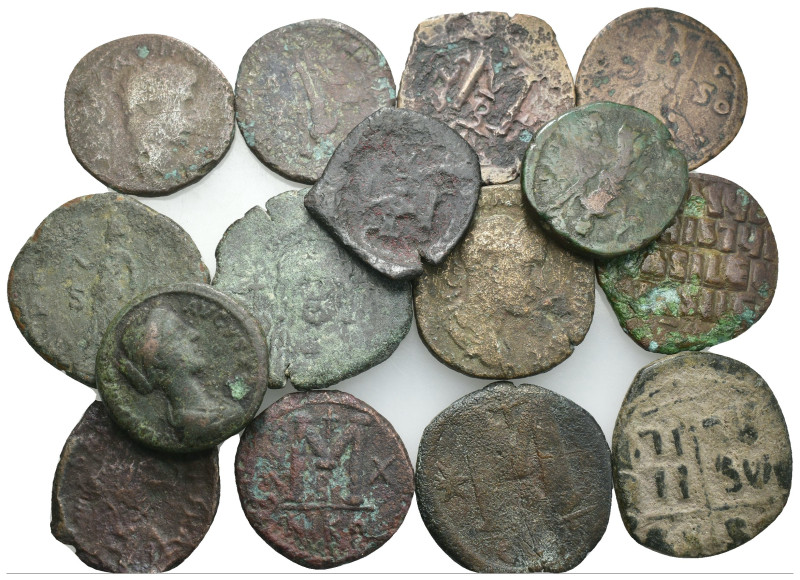 15 pieces ancient coin, Sold as seen.