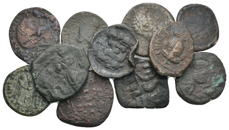 11 pieces ancient coin, Sold as seen.