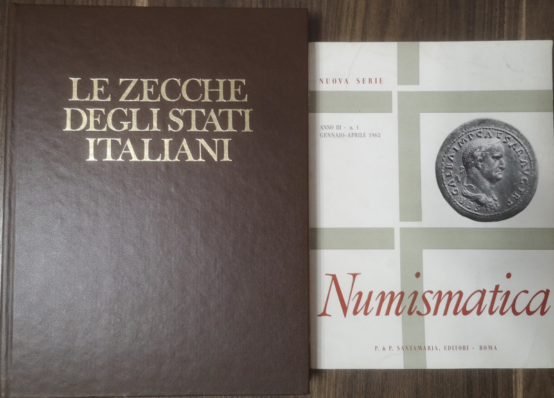 Libri. Lotto di 2 Testi. Aldo Cairola. Le Zecche degli Stati Italiani. Editalia....