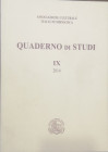 Libri. Associazione Culturale Numismatica. Quaderno di Studi IX. Come Nuovo.