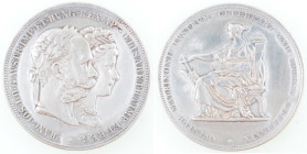 Austria. Francesco Giuseppe. 1848-1916. 2 Fiorini 1879. Per il 25° anniversario. Nozze d'argento. Ag. X# M5. Peso gr. 24,62. Diametro mm. 35,50. qSPL....