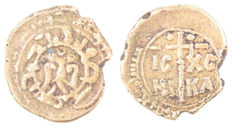 Zecche Italiane. Messina. Federico II. 1197-1250. Tarì Aquila bicefala, crescent...