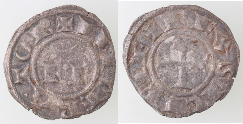 Zecche Italiane. Messina. Federico II. 1197-1250. Denaro con F.R. Sp. 109. Peso ...