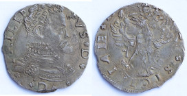 Messina. Filippo II. 1556-1598. 4 Tarì 1560. Ag. Spahr 34; MIR 317. Peso gr. 11,70. Diametro mm. 32. SPL+. Conservazione eccezionale. (F. Ra)