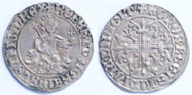 Napoli. Roberto d'Angiò. 1309-1343. Gigliato. Ag. MIR 28. Peso gr. 4,00. Diametro mm. 39. SPL+. (11222)