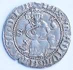 Napoli. Alfonso I d'Aragona. 1442-1458. Carlino. Ag. MIR 54/6. Peso gr. 3,62. Diametro mm. 25. qSPL. (0824)