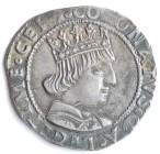 Napoli. Ferdinando I d'Aragona. 1458-1494. Coronato. Senza sigle. Ag. D/ FERDINANDV D G R SICI IE V Croce potenziata rigata. R/ CORONATVS QA LEGITIME ...