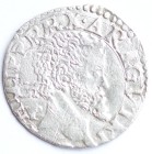 Napoli. Filippo II. 1554-1598. Carlino. Ag. Mag. 70 dir 69 rov. Peso gr. 2,39. Diametro mm. 22. BB. Accoppiamento di coni non censito. Variante in leg...