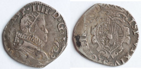 Napoli. Filippo IV. 1621-1665. Tarì 1623. Ag. Mag. 23. Peso 5,81 gr. Diametro mm. 26,50. BB. R. 