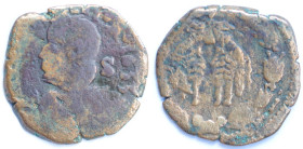 Napoli. Filippo IV. 1621-1665. Tornese 1633. Ae. Mag. 105. Peso gr. 4,70. Diametro mm. 23. qMB. RRR. (624)