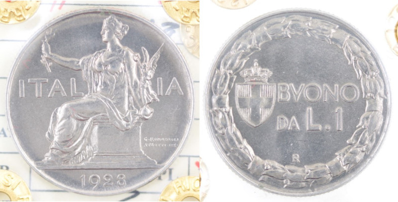 Casa Savoia. Vittorio Emanuele III. 1900-1943. Buono da 1 Lira 1928. Ni. Gig. 14...