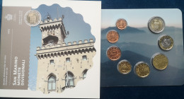 Euro. San Marino. Serie divisionale annuale 2015. FDC. In confezione originale della Zecca. (5523)