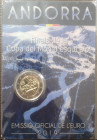 Euro. Andorra. 2 Euro Coincard 2019. Coppa del Mondo Sci Alpino. FDC. (0724)