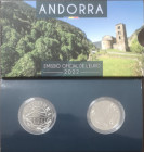 Euro. Andorra. Dittico con 2 Monete da 1,25 Euro. CuNi. Scoiattoli. FDC. (0724)