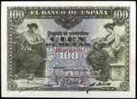 1906. 100 pesetas. (Ed. B97a) (Ed. 313a). 30 de junio. Serie D. MBC.