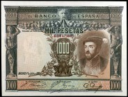1925. 1000 pesetas. (Ed. C2) (Ed. 351). 1 de julio, Carlos I. Leve doblez. EBC+.