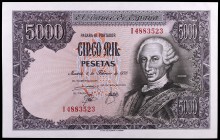 1976. 5000 pesetas. (Ed. E1a) (Ed. 475a). 6 de febrero, Carlos III. Serie I. S/C.