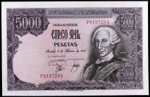 1976. 5000 pesetas. (Ed. E1a) (Ed. 475a). 6 de febrero, Carlos III. Serie P. S/C.