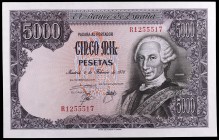 1976. 5000 pesetas. (Ed. E1a) (Ed. 475a). 6 de febrero, Carlos III. Serie R. S/C.