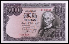 1976. 5000 pesetas. (Ed. E1a) (Ed. 475a). 6 de febrero, Carlos III. Serie T. S/C.