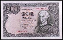 1976. 5000 pesetas. (Ed. E1a) (Ed. 475a). 6 de febrero, Carlos III. Serie 1B. S/C-.