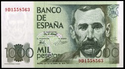 1979. 1000 pesetas. (Ed. E3b var) (Ed. 477b). 23 de octubre, Pérez Galdós. Serie 9D. S/C.