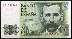 1979. 1000 pesetas. (Ed. E3b var) (Ed. 477b). 23 de octubre, Pérez Galdós. Serie 9D. S/C.