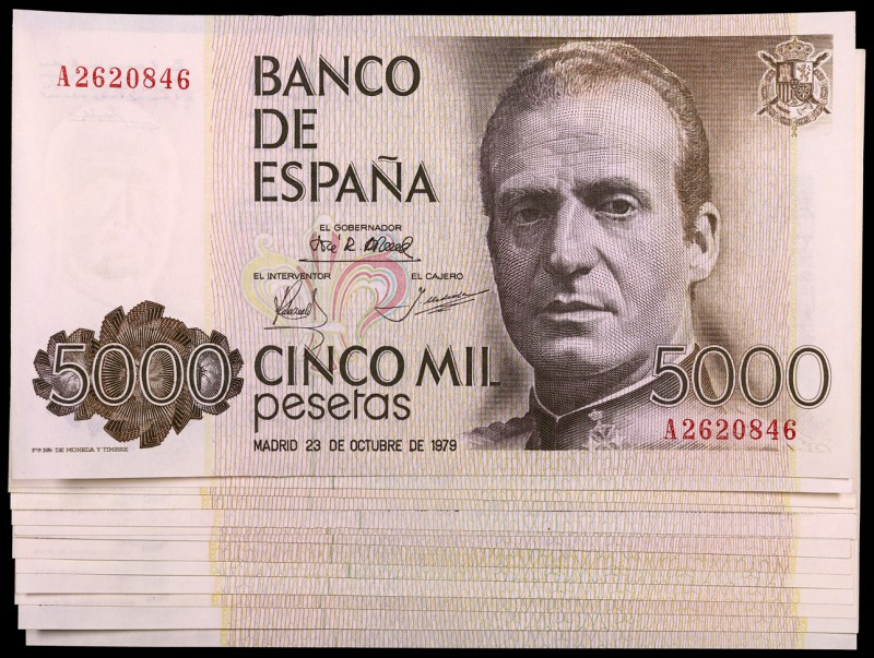 1979. 5000 pesetas. (Ed. E4a) (Ed. 478a). 23 de octubre, Juan Carlos I. 13 bille...