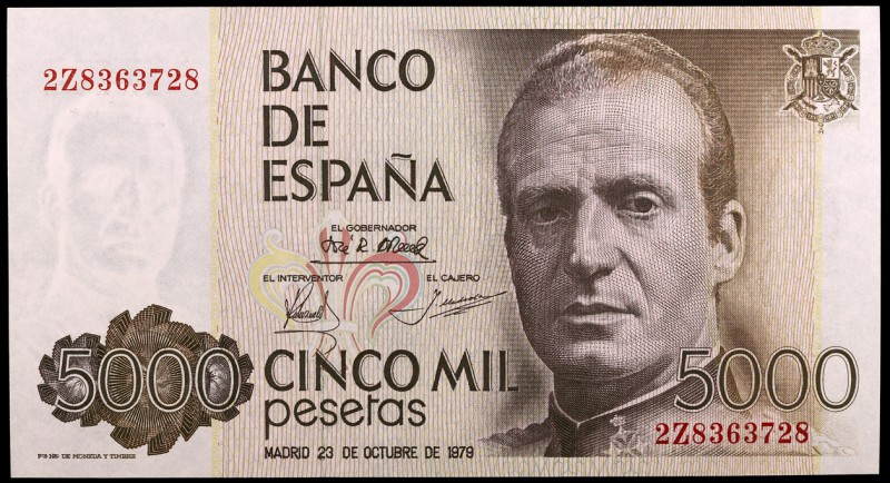 1979. 5000 pesetas. (Ed. E4a) (Ed. 478a). 23 de octubre, Juan Carlos I. Serie 2Z...